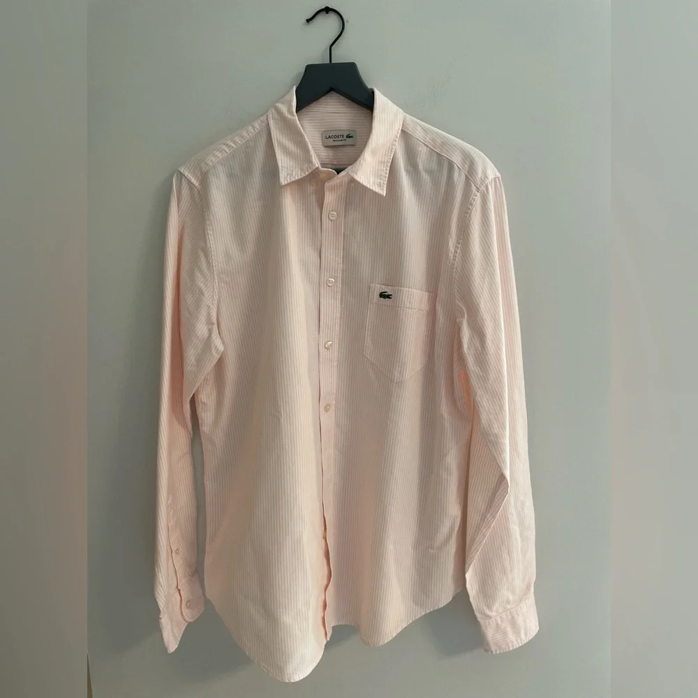 Lacoste Stripped Oxford Button Down